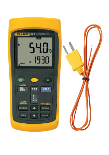 Data Logging Thermometer with Dual Input
